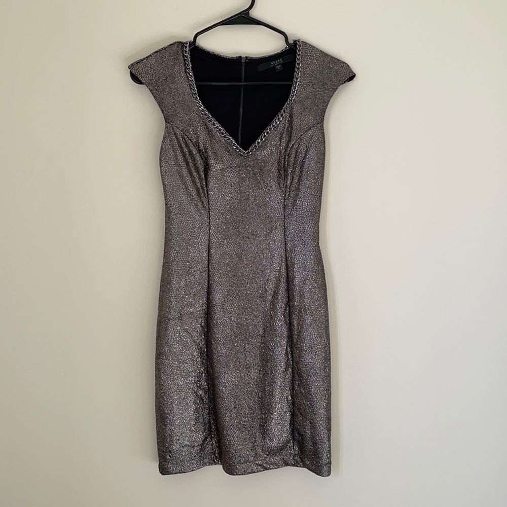 Guess Metallic Party Dress